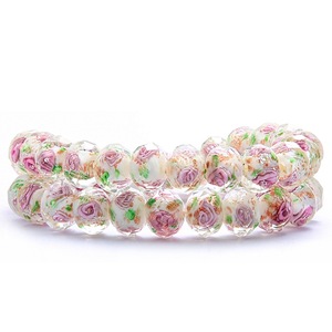 Jinsha verre coupe Surface exquise cristal perles de verre rondes pour bricolage bijoux faits à la main accessoires Bracelet matériel perlé - Product Image 5