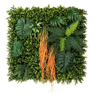 Quick Assemble Diy Artificial Green Plant <b>Wall</b> Kit Modular <b>Panel</b> For Home Party Wedding Backdrop Decor - Product Image 1
