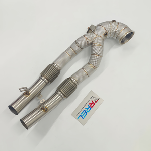 Collecteur d'échappement en acier inoxydable de haute qualité de 1,2 mm d'épaisseur pour Audi RS3 <span class=keywords><strong>TTRS</strong></span> 2.5T avec garantie de 3 ans, vente directe d'usine - Product Image 2