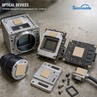 TCP500SF-4 Bantalan Termal Non-Silikon Pengisi Celah CPU 6KV Tegangan Tinggi Daya Rekat Alami Tanpa Pendarahan Minyak untuk Manajemen Termal Elektronik