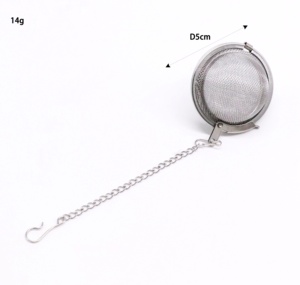 Filtres d'infuseur de boule de thé de maille d'acier inoxydable - Product Image 3