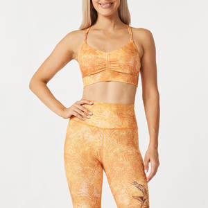 Women's Plus Size 2-Piece Sportswear Fashionable Fitness Gym Workout Wear Top <b>Butt</b> <b>Lift</b> <b>Leggings</b> Bra with Wholesale Yoga Set - Product Image 1