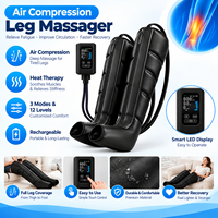 Système de récupération par compression d'air Eveekon, appareil professionnel de massage séquentiel, bottes de récupération pour les pieds et les jambes