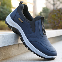 Chaussures rétro pour hommes personnalisées en usine, semelles souples antidérapantes, nouvelle mode, respirantes, en cuir artificiel, chaussures printemps-automne