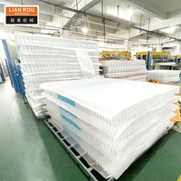 Matelas Confortable pour Hôtel, Fournisseur d'Or, à Ressorts Ensachés 3 Zones et Mousse à Mémoire de Forme, avec Mini-Ressorts 7 Zones, Sans Colle, en Acier