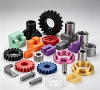 Pièces métalliques usinées sur mesure par CNC, tournage et fraisage d'aluminium et d'acier inoxydable pour l'usinage de composants mécaniques OEM et de quincaillerie