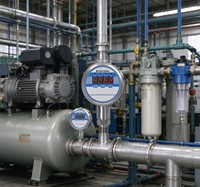 Contrôleur de pression numérique en acier inoxydable avec affichage LED à 4 chiffres, sortie relais, manomètre numérique industriel