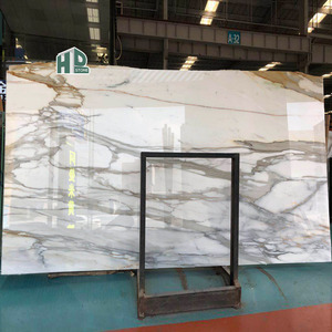 HDSTONE Italia oro <span class=keywords><strong>Calacatta</strong></span> Vagli Oro mármol con vetas de oro Natural Calcuta oro mármol Losa - Product Image 4