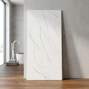 Digital Carving Porcelain Tiles 24x48 Inch Polished Surface Premium Interior Flooring - Product Image 2