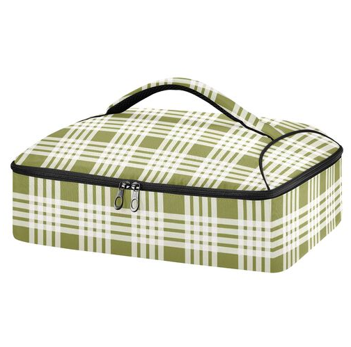 green plaid