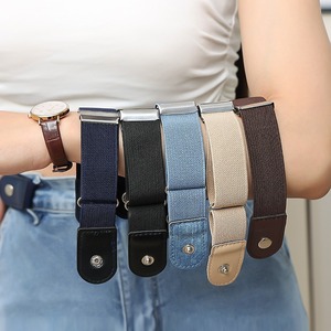 Cinturón perezoso de lado corto con elasticidad invisible Cinturón de venta directa de fábrica Cinturón de moda y versátil para <span class=keywords><strong>mujer</strong></span> - Product Image 3