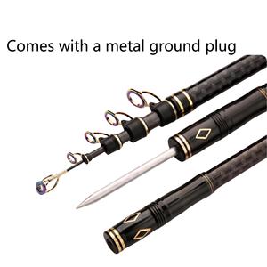 Top 2.1m 2.4m 2.7m 3m 3.6m 3.9m 4.2m 4.5m Wholesale With Ground Pole Ultra-<b>Light</b> Ultra-Hard Long Casting Rod Sea Fishing Rod - Product Image 3