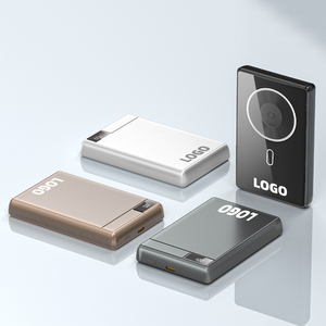 Portable 10000mAh Magnetic Wireless Type-<b>C</b> Power Bank Ultra-Thin Aluminum Fast <b>Charging</b> Powerbank - Product Image 1