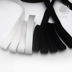 CYG Knitted <strong>Elastic</strong> Band Sports Waist Tape Colored Strap Custom <strong>Nylon</strong> Crotchet Webbing - Product Image 3