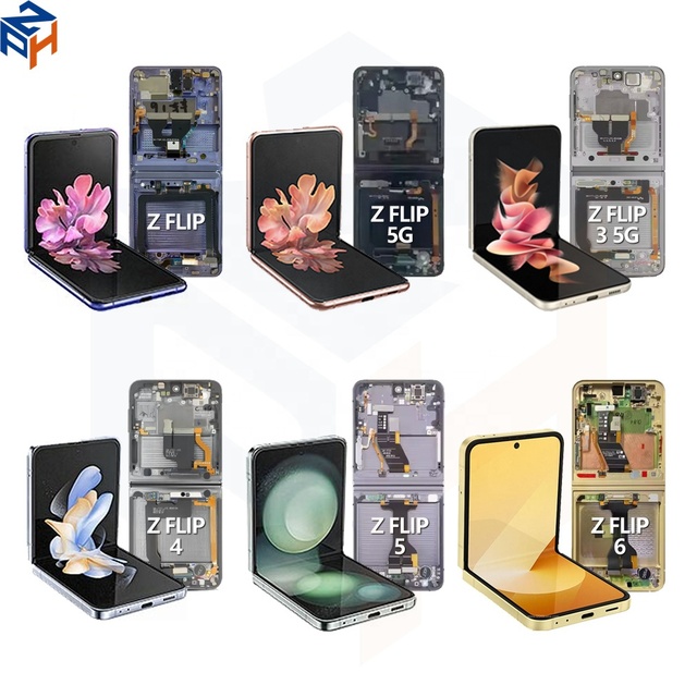 For Samsung Z Flip 4 Pantalla Screen Replacement for Samsung Galaxy Z Flip 2 3 4 5 6 Display Lcd With Frame