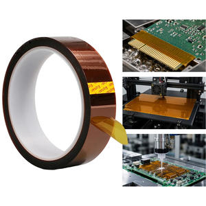 Ruban Polyimide Conducteur Simple Face Acrylique Sensible à la Pression Résistant aux Hautes Températures pour Masquage de PCB Numérique – Approvisionnement Direct Usine - Product Image 1