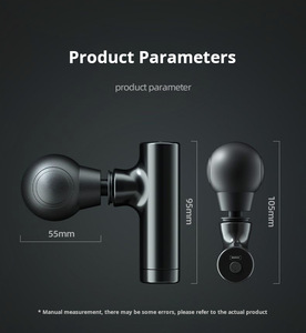 ब्रश मोटर पूर्ण शरीर के साथ पोर्टेबल इलेक्ट्रिक मांसपेशियों में विश्राम कंपन कार्य सुपर मिनी आकार - Product Image 3