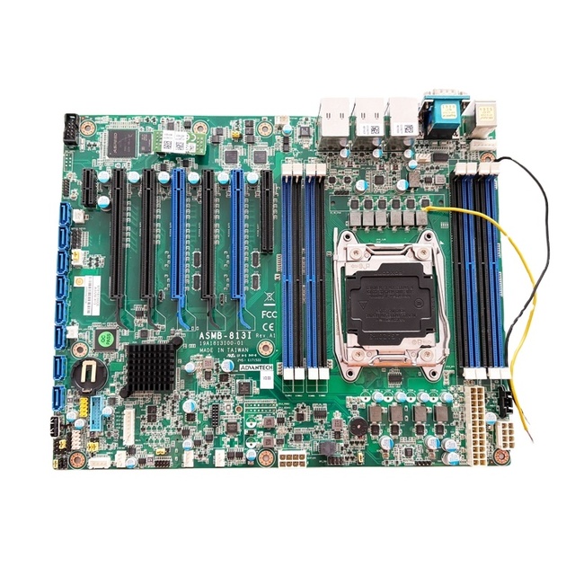 ASMB-813 ASMB-813I 19A1813I00-01 REV.A1 LGA 6096 (Socket SP5) ATX Server Board with AMD EPYC Embedded 9004 Processor