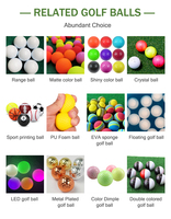 Pelotas de Golf de Uretano Suave de 3, 4 y 5 Capas para Torneos, Pelotas Blancas sin Marca Personalizadas de Primera Calidad al por Mayor