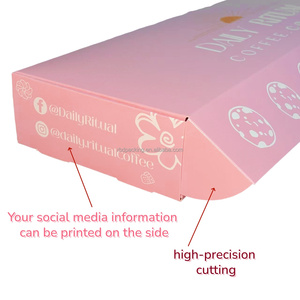 Caja plegable amarilla personalizada apta para alimentos impresión resistente OEM diseño <span class=keywords><strong>de</strong></span> caja <span class=keywords><strong>de</strong></span> regalo para galletas café pr - Product Image 6