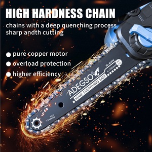 Mini motosierra inalámbrica de 6 pulgadas, motosierra eléctrica alimentada por batería, sierra pequeña de mano para cortar madera y podar árboles - Product Image 3