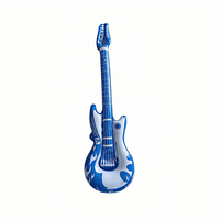 Vente en gros PVC Jouet gonflable Instruments de musique en plastique coloré Guitare gonflable