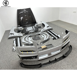Kit carrosserie en fibre de carbone sèche style MSY pour Rolls-Royce Cullinan : pare-chocs, capot, diffuseur arrière, aileron arrière - Product Image 3