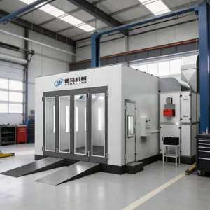 Cabine <span class=keywords><strong>de</strong></span> peinture automobile isolée thermiquement, durable et respectueuse <span class=keywords><strong>de</strong></span> l'environnement, pour bus et véhicules automobiles - Product Image 1