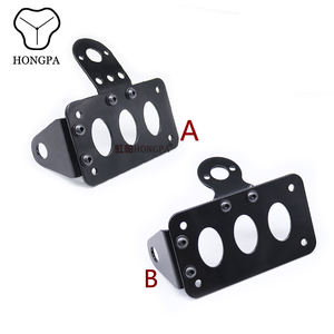 <span class=keywords><strong>Soporte</strong></span> Universal de Aleación de Aluminio para Luz Trasera, <span class=keywords><strong>Soporte</strong></span> Lateral para Placa de Matrícula, Accesorios para Motocicleta - Product Image 2