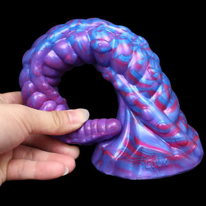 Luuk Gebogen Tentakel <span class=keywords><strong>Dildo</strong></span> Fantastische Octopus Sex Toy G-Spot Massage Cirkel Vormige Erotische <span class=keywords><strong>Dildo</strong></span> Voor Mannen En Vrouwen - Product Image 3