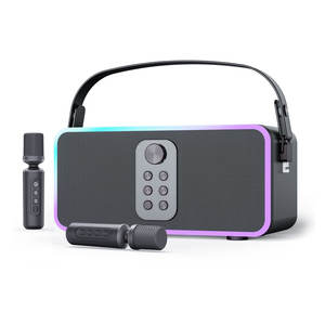 YS609ไม้3600มิลลิแอมป์20วัตต์คู่ไมค์ไร้สายเสียงสะท้อนเสียงพูดลำโพงคาราโอเกะกลางแจ้ง - Product Image 1