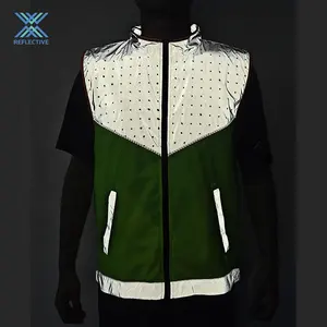 Lx Nieuwe Stijl En20471 Custom Logo Veiligheidsreflector Vest Geel Reflecterend Veiligheidsvest Voor De Bouw