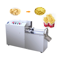Automatische Sus304 Industriële Multifunctionele Wortelstokjes Friet Snijder Frietjes Snijmachine Groentesnijder