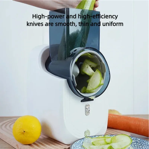 Coupe-légumes multifonctionnel électrique pour la cuisine domestique, trancheuse et hachoir à légumes automatique - Product Image 4