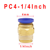 Composants pneumatiques PC, raccord rapide pour tuyau d'air mâle 1/8"/1/4"/3/8"/1/2", connecteur d'irrigation de jardin 4/6/8/10/12/14/16mm