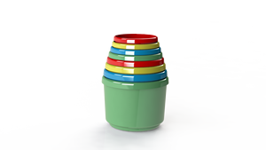 Juego de Vasos Apilables Coloridos al por Mayor, Juguete Educativo para Bebés y Niños Pequeños - Product Image 3