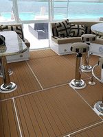 Benutzer definierte Boots böden EVA Foam Decking Sheet Faux Teak Marine Mat Marine Teppich Kühler Tops Sitzplätze für Motorboot RV Yacht Kayak