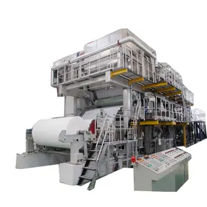 Mesin pembuat kertas 1092 mm otomatis budaya kualitas baik untuk pabrik kertas daur ulang