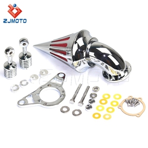 Chrome Filtre À Air Moto Kit Filtre D'admission Pour <span class=keywords><strong>Harley</strong></span> Davidson Softail Dyna Touring À Bascule Softail Croix Os Softail - Product Image 4