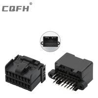 174046-2 Connecteur pour véhicule à énergie nouvelle, boîtier de faisceau de câbles de phare de voiture, bornes en nylon 16 broches, étanchéité IP66, pour applications électriques automobiles