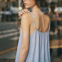 Robes pour femmes Maden, robe longue maxi coupe trapèze sans manches à bretelles spaghetti ajustables, amincissante, pour l'été, produit tendance 2026