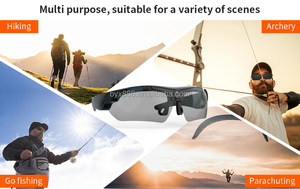 HD 1080P Outdoor Sports Fashion Sunglasses 4K Video Recording Mini <strong>Camera</strong> Waterproof Smart <strong>Glasses</strong> - Product Image 4