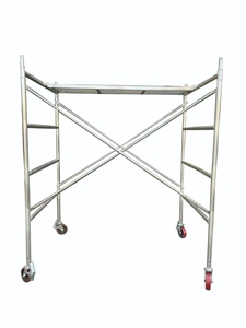 Tour mobile roulante de 20 pouces, escalier pliable, pied d'échelle, échafaudage en bois portable de marque industrielle et d'occasion - Product Image 5