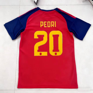2627 Vente en gros Maillots de football d'<span class=keywords><strong>Espagne</strong></span> domicile : Maillot de football <span class=keywords><strong>Williams</strong></span> extérieur, édition fan Pedri, édition joueur Yarmales, maillot de football adulte Rodrigo - Product Image 1