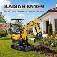 Mini-excavatrice de 0,8 tonne, 1 tonne, 1,2 tonne, certifiée CE EPA Euro 5, petite pelle portative pour jardin et ferme, excavatrice sur chenilles, prix