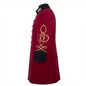 Manteau long croisé de style vintage pour homme, idéal pour les cérémonies en extérieur et les spectacles - Product Image 5