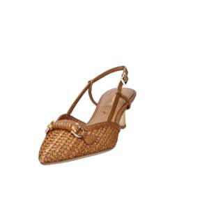 รองเท้าแตะส้นสูงแบบสวมสำหรับผู้หญิง ยี่ห้อ Tamaris หนังแท้ ส้นสูง 5 ซม. ไซส์ 39 - Product Image 5