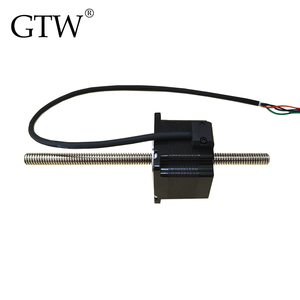 Moteur pas à pas non captif <span class=keywords><strong>série</strong></span> Nema 23 avec diamètre extérieur 9.525mm ou 10mm et divers fils de vis peuvent être choisis - Product Image 3