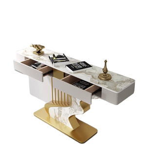 <span class=keywords><strong>Table</strong></span> d'Entrée Murale Moderne de Luxe en Céramique, Design Créatif pour Salon, Hôtel ou Villa - Product Image 6