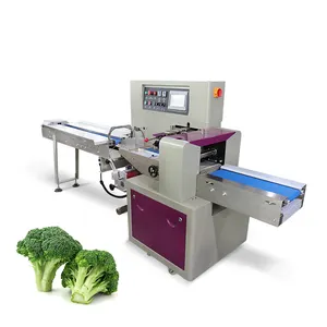 Good price horizontal plastic bag broccoli packing machine cabbage packaging machine
